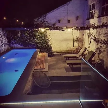 Karaktervolle Woning Met Zwembad Te Ronse Villa Exterior photo